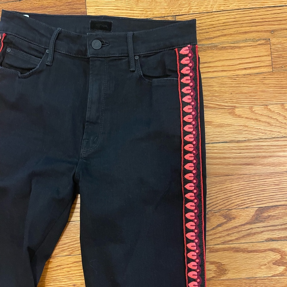 MOTHER the doozy jeans in flames up - Picture 4 of 4